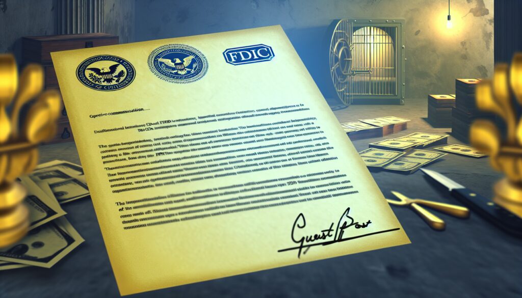 Coinbase виявила листи FDIC з попередженням банків уникати криптовалютних послуг 3 Coinbase виявила листи FDIC з попередженням банків уникати криптовалютних послуг Coinbase виявила листи FDIC з попередженням банків уникати криптовалютних послуг