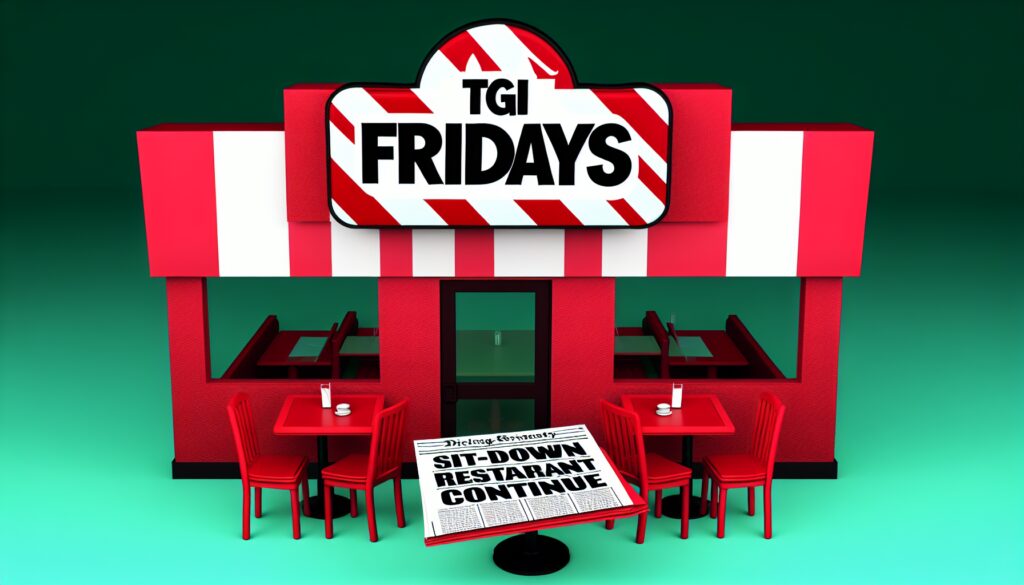 TGI Fridays переглядає стратегію через фінансові труднощі ресторанів 3 TGI Fridays переглядає стратегію через фінансові труднощі ресторанів TGI Fridays переглядає стратегію через фінансові труднощі ресторанів